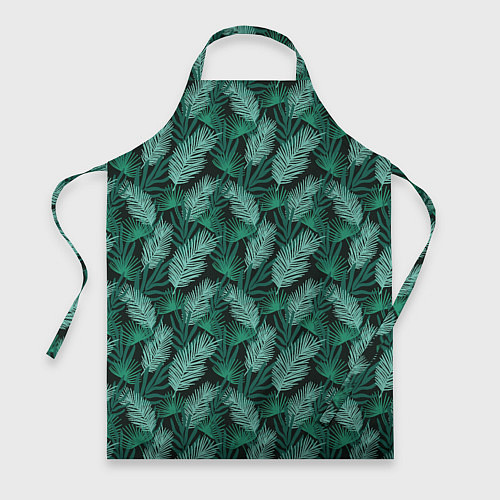 Фартук Паттерн тропические листья / 3D-принт – фото 1