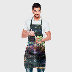 Фартук кулинарный Медитативный арт, цвет: 3D-принт — фото 2
