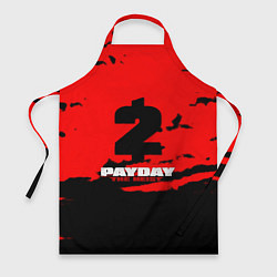 Фартук кулинарный Payday 2 краски, цвет: 3D-принт