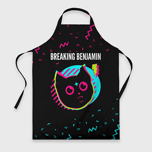 Фартук Breaking Benjamin - rock star cat / 3D-принт – фото 1