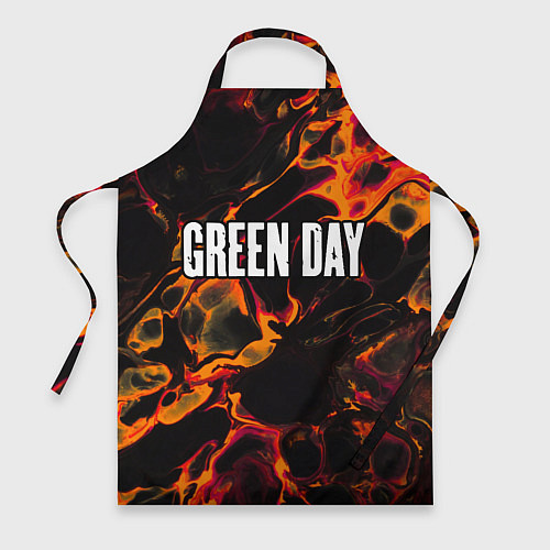 Фартук Green Day red lava / 3D-принт – фото 1