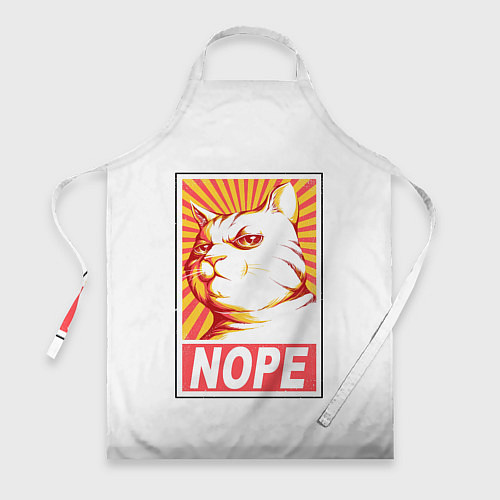 Фартук Nope - cat / 3D-принт – фото 1