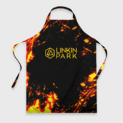 Фартук кулинарный Linkin park огненный стиль, цвет: 3D-принт