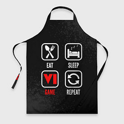 Фартук Eat, sleep, GTA 6, repeat