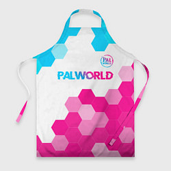 Фартук кулинарный Palworld neon gradient style посередине, цвет: 3D-принт