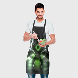 Фартук кулинарный Зеленый луч, цвет: 3D-принт — фото 2