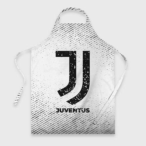 Фартук Juventus с потертостями на светлом фоне / 3D-принт – фото 1