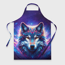 Фартук кулинарный Волк и звезды, цвет: 3D-принт