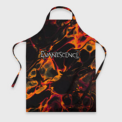 Фартук кулинарный Evanescence red lava, цвет: 3D-принт
