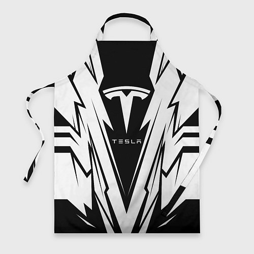 Фартук Tesla - black and white / 3D-принт – фото 1
