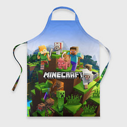 Фартук Minecraft pixel world