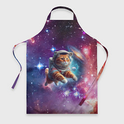 Фартук Котик смелый космонавт - нейросеть
