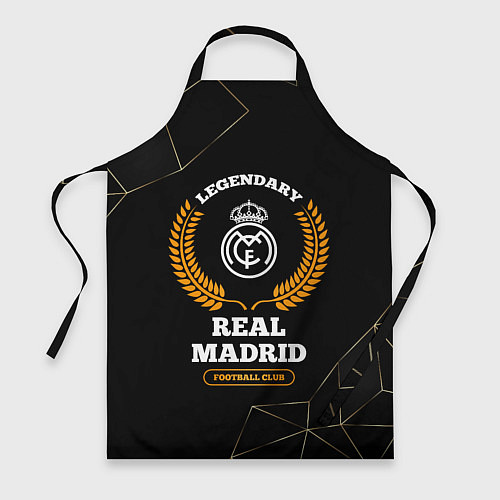 Фартук Лого Real Madrid и надпись legendary football club / 3D-принт – фото 1