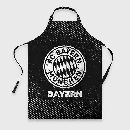 Фартук Bayern с потертостями на темном фоне / 3D-принт – фото 1