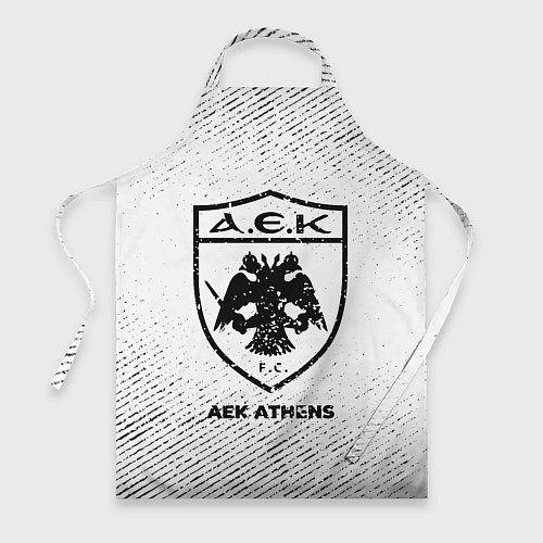 Фартук AEK Athens с потертостями на светлом фоне / 3D-принт – фото 1
