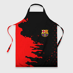 Фартук кулинарный Barcelona краски спорт, цвет: 3D-принт