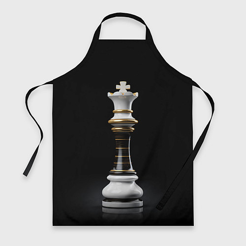Фартук Белый король - шахматы / 3D-принт – фото 1