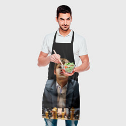 Фартук кулинарный Магнус Карлсен думает, цвет: 3D-принт — фото 2