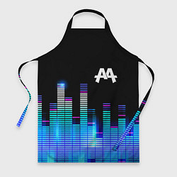 Фартук кулинарный Asking Alexandria эквалайзер, цвет: 3D-принт