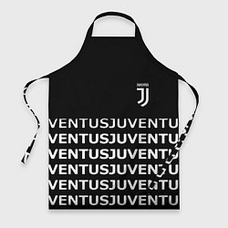 Фартук кулинарный Juventus pattern fc club steel, цвет: 3D-принт