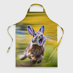 Фартук кулинарный Крик бегущего зайца, цвет: 3D-принт