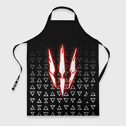 Фартук The witcher - red logo