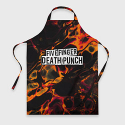 Фартук Five Finger Death Punch red lava