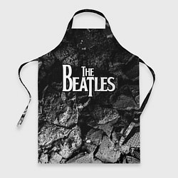 Фартук кулинарный The Beatles black graphite, цвет: 3D-принт