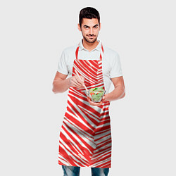 Фартук кулинарный Упавшая полоска, цвет: 3D-принт — фото 2