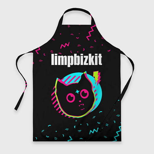 Фартук Limp Bizkit - rock star cat / 3D-принт – фото 1