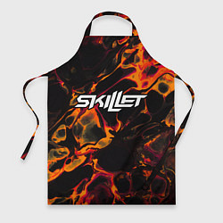 Фартук Skillet red lava