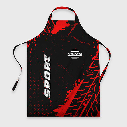 Фартук Haval red sport tires / 3D-принт – фото 1