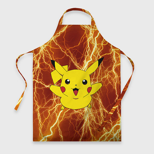 Фартук Pikachu yellow lightning / 3D-принт – фото 1