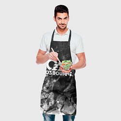 Фартук кулинарный Ozzy Osbourne black graphite, цвет: 3D-принт — фото 2