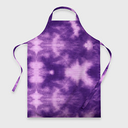 Фартук кулинарный Фиолетовый тайдай, цвет: 3D-принт