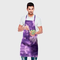 Фартук кулинарный Фиолетовый тайдай, цвет: 3D-принт — фото 2
