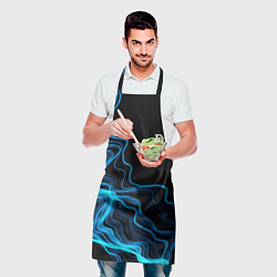 Фартук кулинарный Powerwolf sound wave, цвет: 3D-принт — фото 2