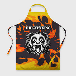 Фартук кулинарный The Offspring рок панда и огонь, цвет: 3D-принт