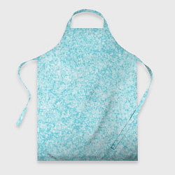 Фартук кулинарный Светлый бело-голубой текстура, цвет: 3D-принт