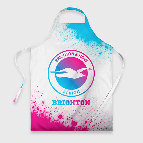 Фартук Brighton neon gradient style / 3D-принт – фото 1