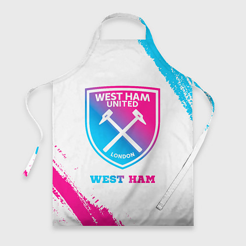 Фартук West Ham neon gradient style / 3D-принт – фото 1