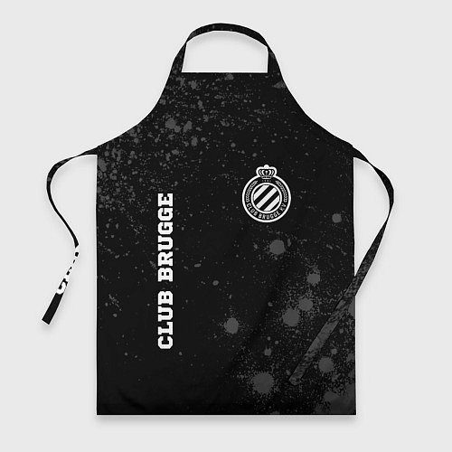 Фартук Club Brugge sport на темном фоне вертикально / 3D-принт – фото 1
