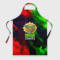 Фартук кулинарный Plants vs zombies огненный градиент, цвет: 3D-принт