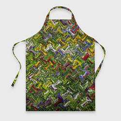 Фартук кулинарный Разноцветная абстракция, цвет: 3D-принт