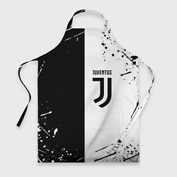 Фартук кулинарный Juventus краски текстура спорт, цвет: 3D-принт