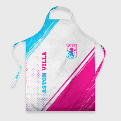 Фартук Aston Villa neon gradient style вертикально