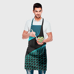 Фартук кулинарный JAC electro hexagon, цвет: 3D-принт — фото 2