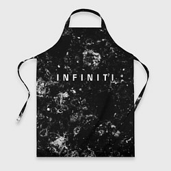 Фартук кулинарный Infiniti black ice, цвет: 3D-принт