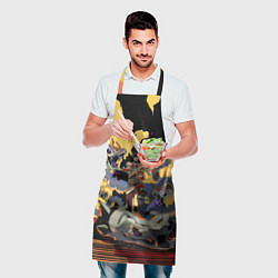 Фартук кулинарный Hades Загрей принц Подземного мира, цвет: 3D-принт — фото 2