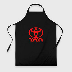 Фартук кулинарный Toyota red logo, цвет: 3D-принт